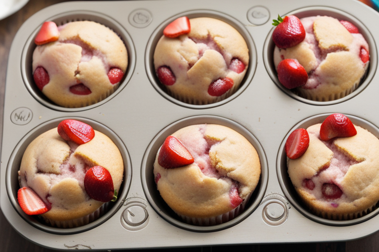 strawberry muffins with frozen strawberries