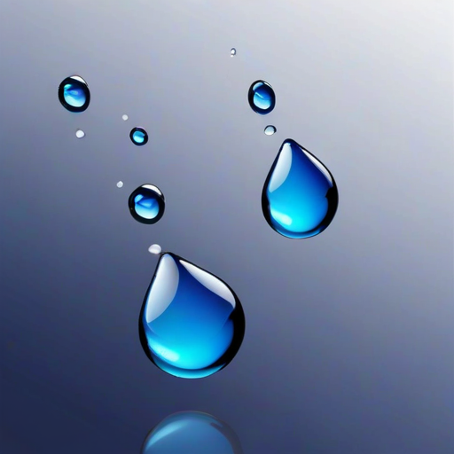 water droplets clipart
