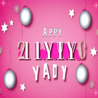 pink happy new year