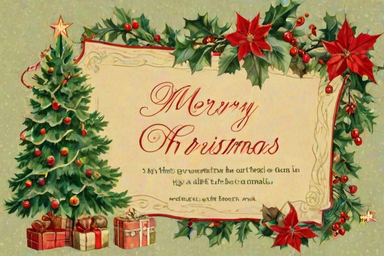 merry christmas images vintage