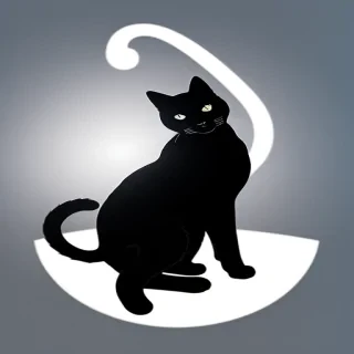 cat silhouette png