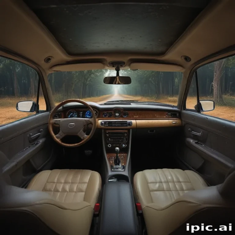 inside car background