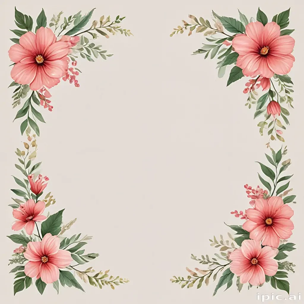 border flower png