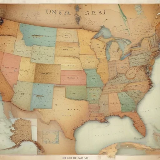 map of usa states