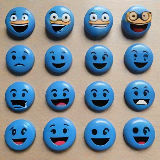 blue emoji