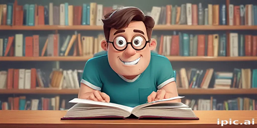 book cartoon image