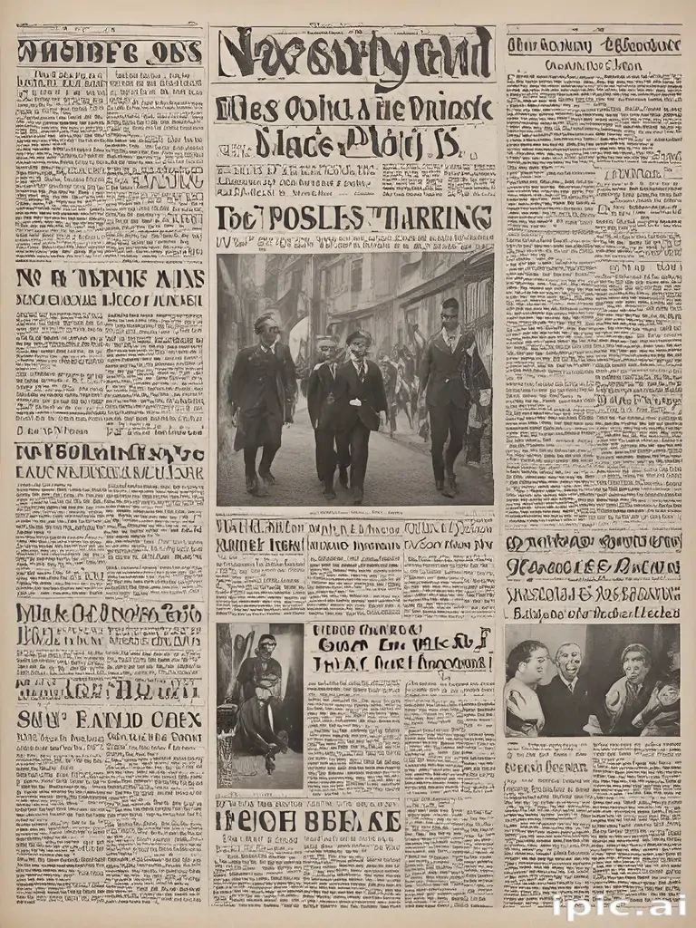 newspaper collage png
