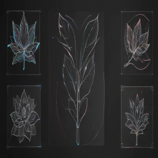 transparent line art