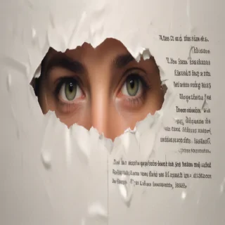 ripped paper transparent