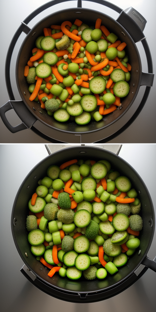 how to air fry frozen vegetables