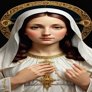 virgin mary clip art
