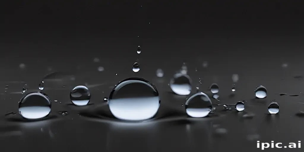water droplets png transparent
