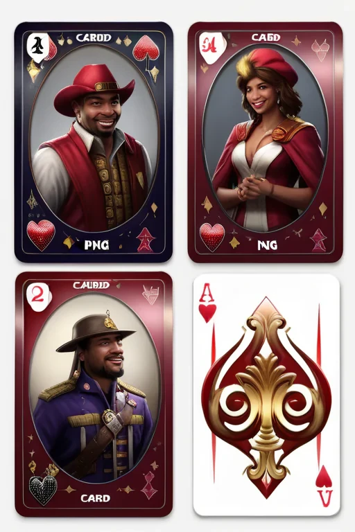 Intriguing Deck of Playing Cards Featuring Unique Characters and Designs