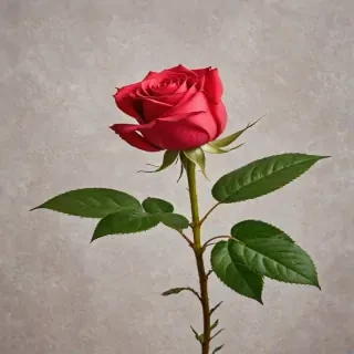 rose with background