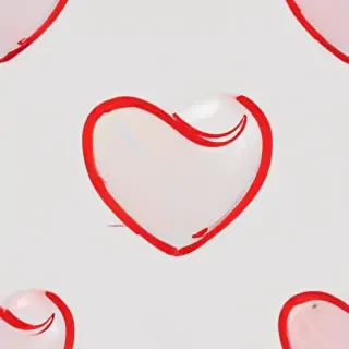 heart outline transparent