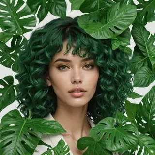 green aesthetic png