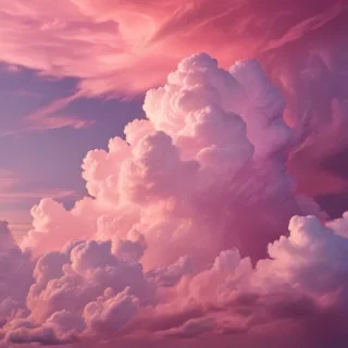 pink cloud background