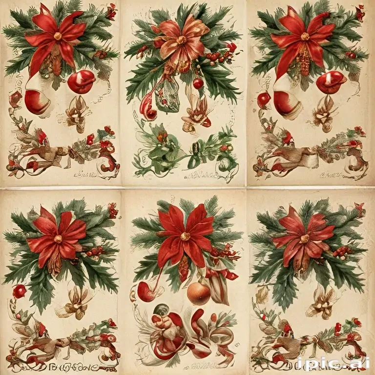free printable vintage christmas images
