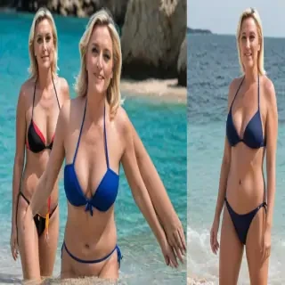 marine le pen bikini
