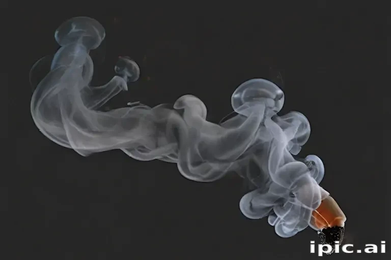 smoke no background