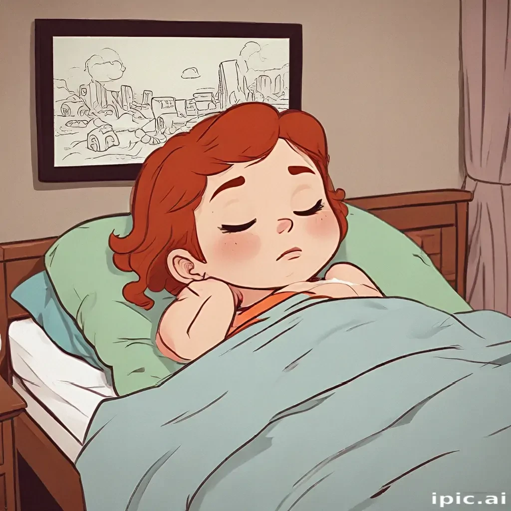 sleeping in cartoons