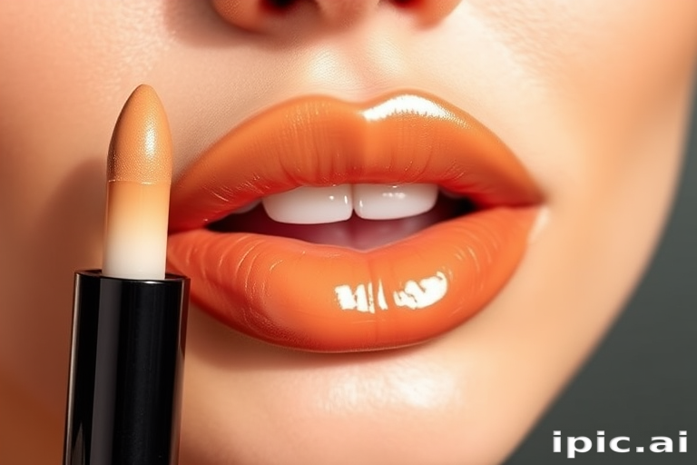 Radiant "Golden Honey" lip lacquer combines the high shine of a gloss with the intense pigmentation of a liquid lipstick. This golden-toned nude shade flatters a wide range of skin tones, while the plumping formula creates the illusion of fuller lips. The doe-foot applicator ensures precise application, allowing for easy layering and touch-ups throughout the day.