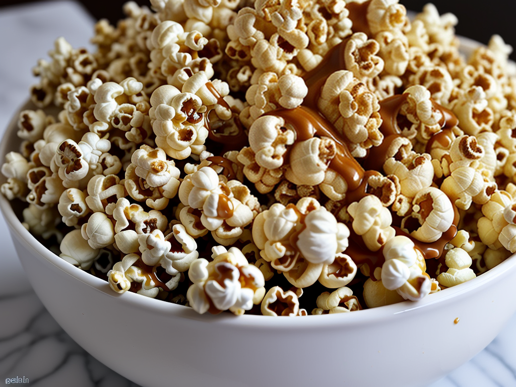 recipe for caramel popcorn without corn syrup