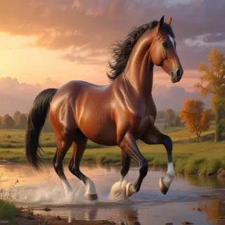 cartoon horse