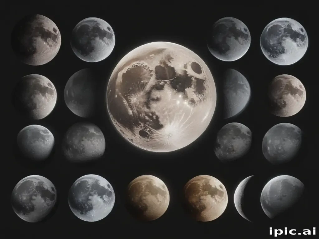 moon phases png
