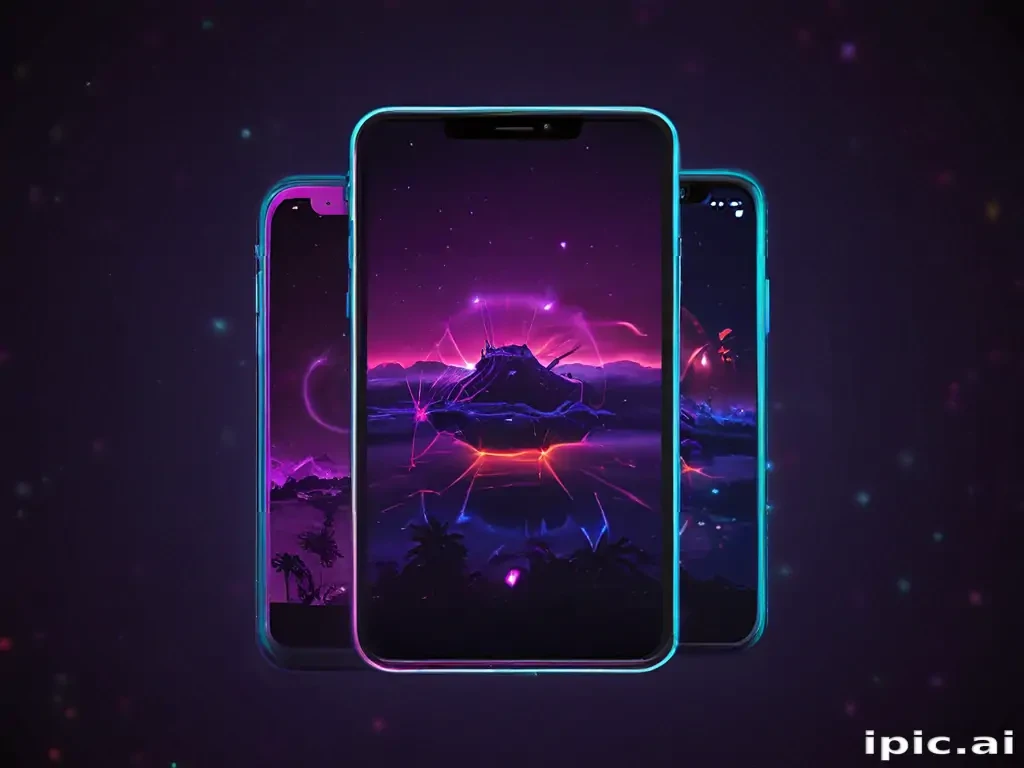 neon phone backgrounds