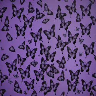 purple background with butterflies