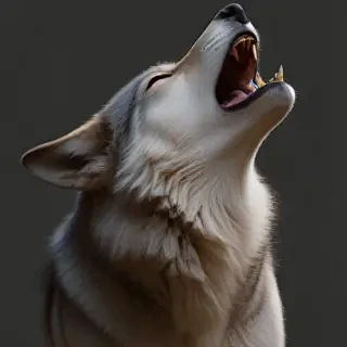 wolf howl png