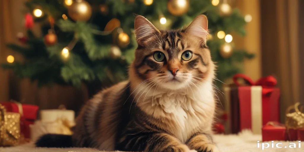 cat christmas wallpaper