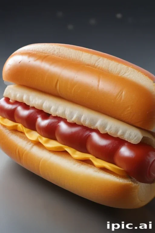 transparent hot dog