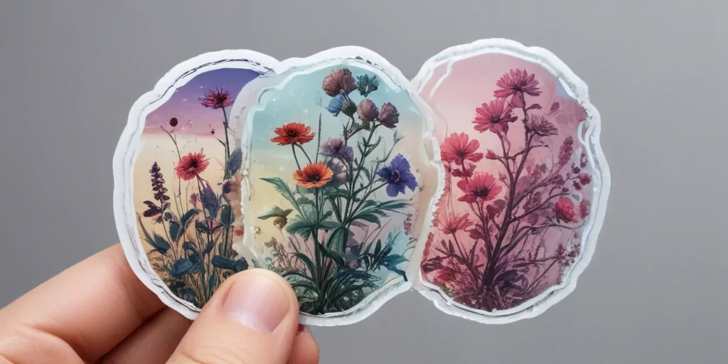 aesthetic transparent stickers