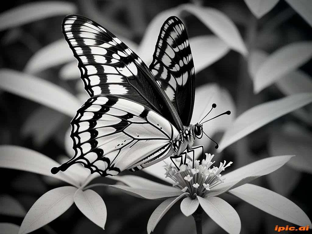 butterfly png black and white