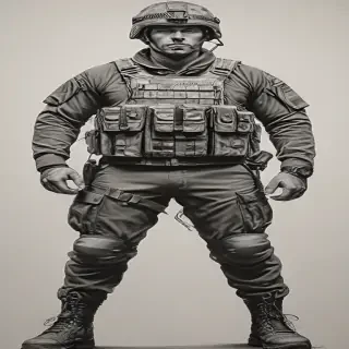 army drawing