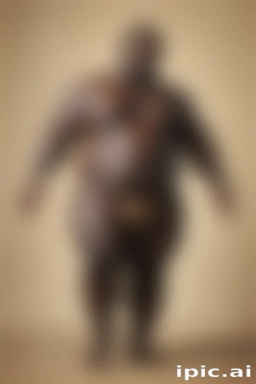 black fat man