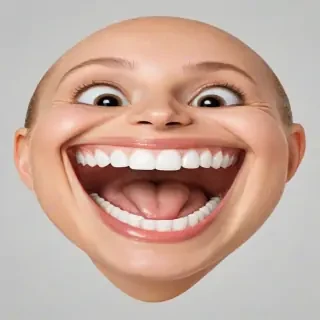 happy face transparent