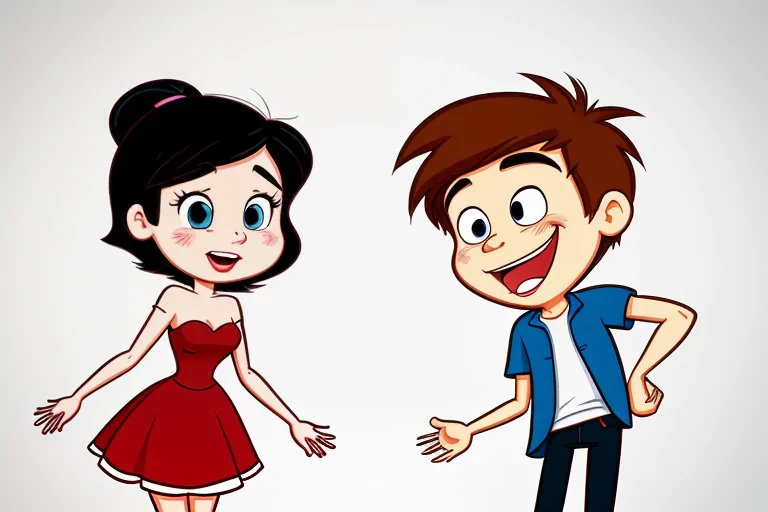 cartoon couple images