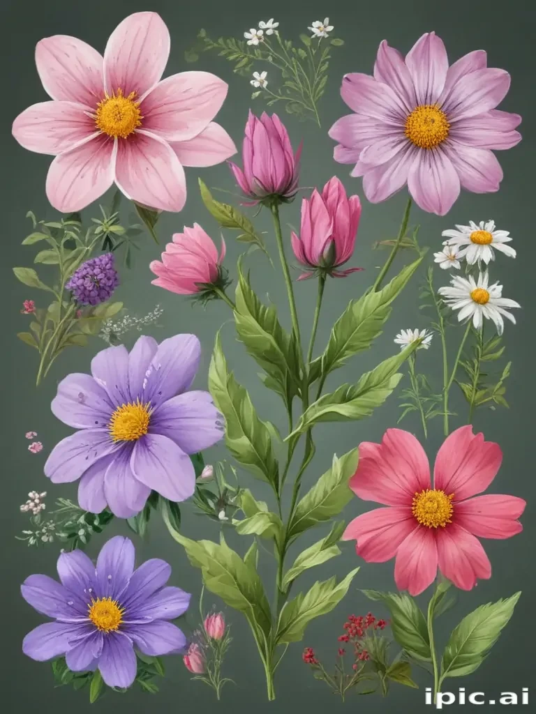 free wildflower clipart