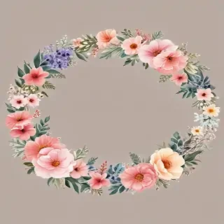 flower circle png