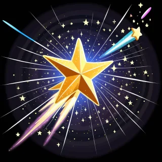 shooting star png