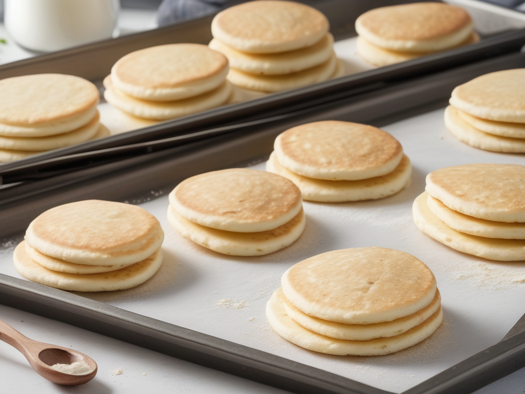 making biscuits with pancake mix
