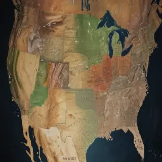 map united states