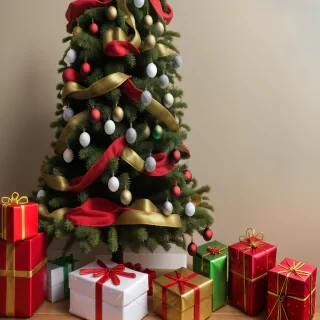 christmas tree no background