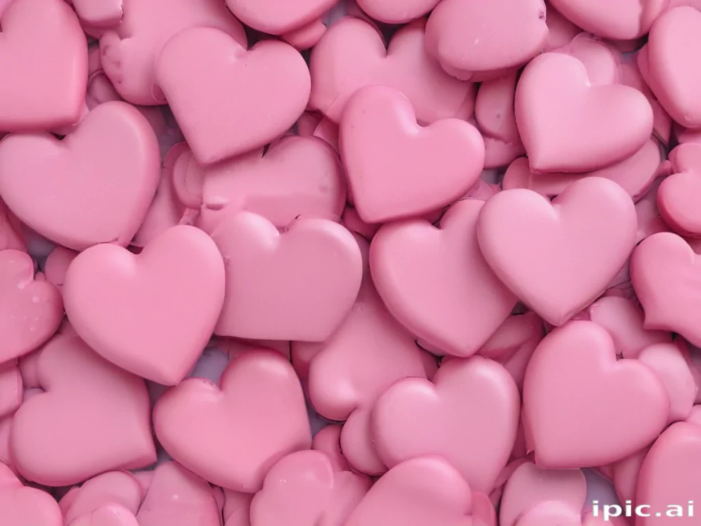 pink hearts background