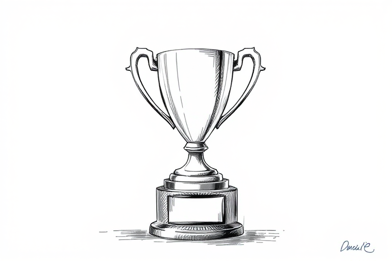 trophy drawing