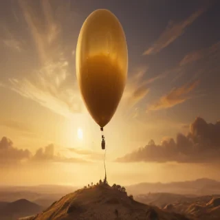 golden balloon