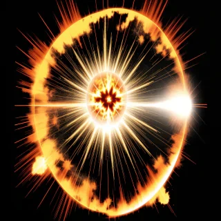 explosion transparent